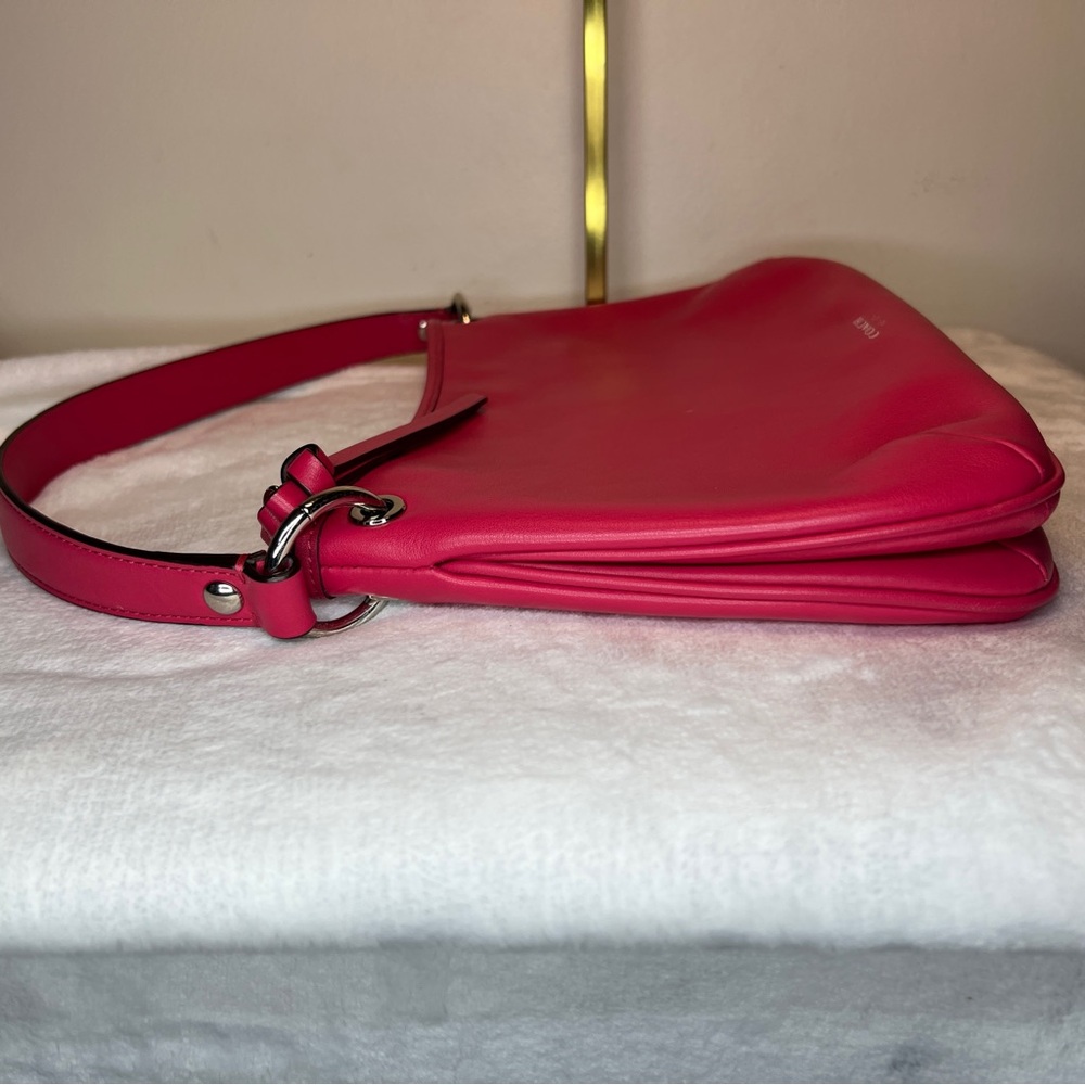 Coach Poppy Red Legacy Leather Double Gusset - Picture 6 of 9